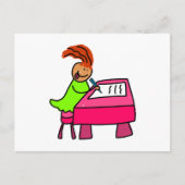 School-Kind Briefkaart (Voorkant)