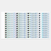 School Kinder Waterdichte Holografisch met Vogelmo Labels (Vel)