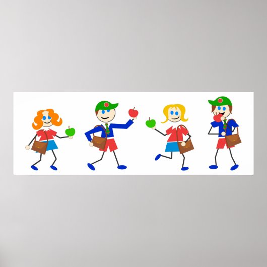 School-Kinderen Poster (Voorkant)