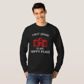 School Kindergarten Teacher First Grade is my happ T-shirt (Voorkant volledig)