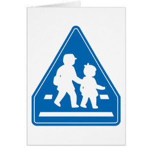 School Kinderkruising > Japans verkeersbord