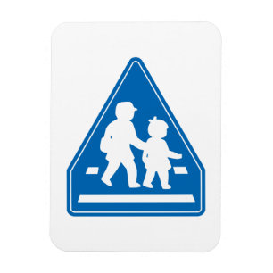 School Kinderkruising > Japans verkeersbord Magneet
