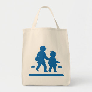 School Kinderkruising > Japans verkeersbord Tote Bag