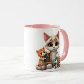 School Kittens Étude Buddy Mug (Devant droit)