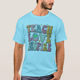 School leert liefde inspireren t-shirt