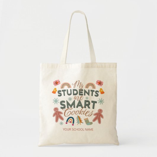 School Leraar Einde van het Jaar Kerst Feestdagen Tote Bag (Voorkant)