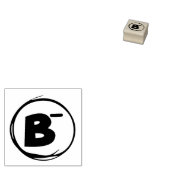 SCHOOL LERAAR GRADING 	RUBBERSTEMPEL (Gestempeld)