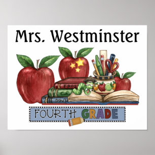 School - Leraar - SRF Poster