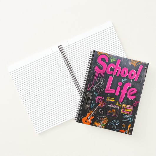 "School Life" schoolbord Notitieboek (Binnen)