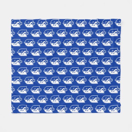 School Logo Fleece Deken (Voorkant (Horizontaal))