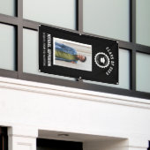 School logo of mascot Maroon Foto Afstuderen Spandoek (Buitenkant Gebouw)