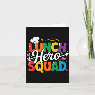 School Lunch Heldenploeg Cafetariamedewerkers Bema Kaart