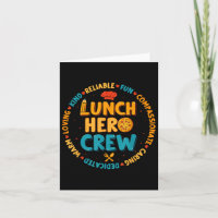 School Lunch Heldenploeg Grappige Cafetariamedewer