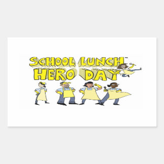 School Lunch Hero Day sticker