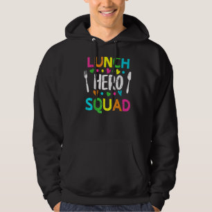 School Lunch Hero Squad Cafeteria Workers 2 Hoodie