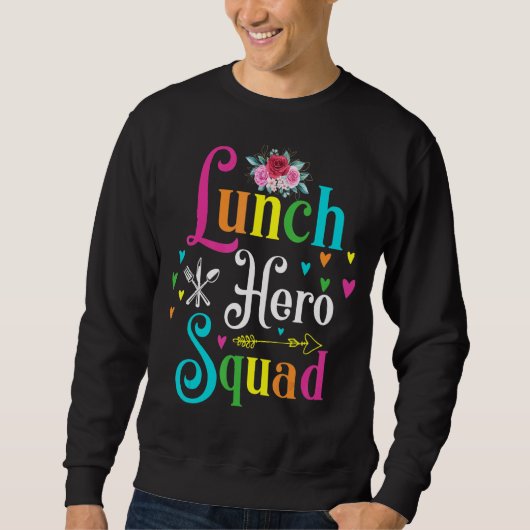 School Lunch Hero Squad Cafeteria Workers 4 Trui (Voorkant)