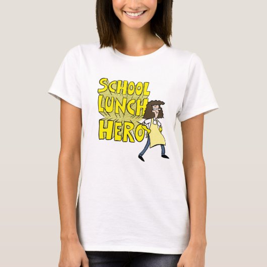 School Lunch Hero T-shirt (Voorkant)