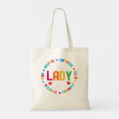 School Lunch Lady Crew Funny Dames Cafeteria Work Tote Bag (Achterkant)