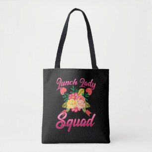 School Lunch Lady Squad Cafeteria Woman Draagtas