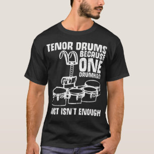 School Marching Band Tenor Drums Grappige Drummer T-shirt