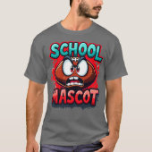 School Mascotte Amerikaans T-shirt (Voorkant)