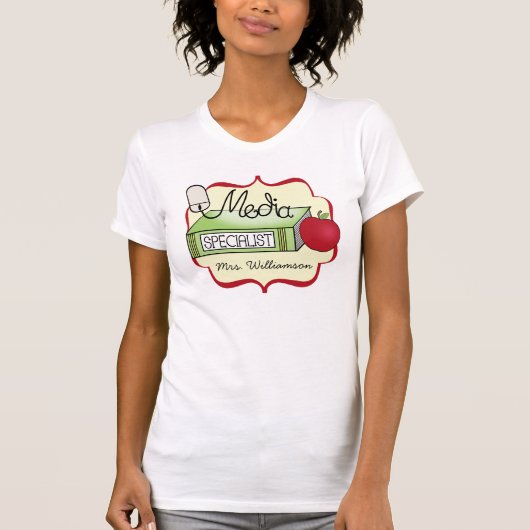 School Media Specialist T-shirt (Voorkant)