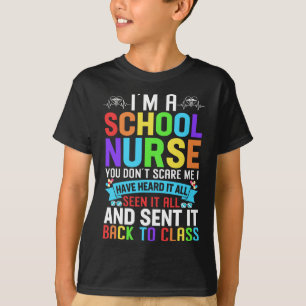 School Nurse Appreciation Nursing Elementary Schoo T-shirt