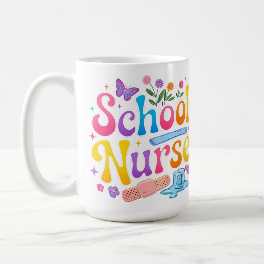 School Nurse Coffee Mug Koffiemok (Links)