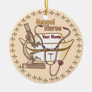 School Nurse Collage ornament