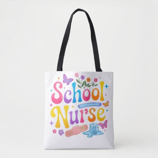School Nurse Tote Bag (Voorkant)