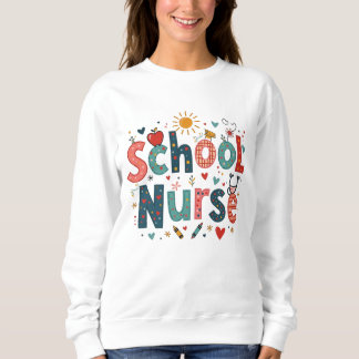 School Nurse Whimsical – Leuke kleurrijke stijl Trui