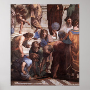 School of Athene (detail - Euclid) Poster