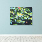 School of Fish 13 Canvas Afdruk (Insitu (Houten vloer))