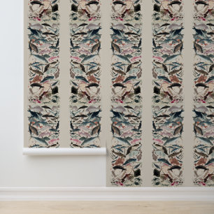 School of Fish Multi Color  Behang