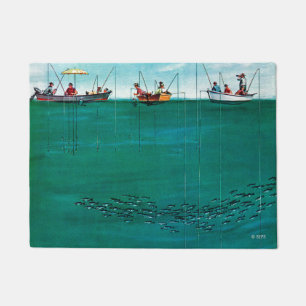 School of Fish Onder Lines van Thornton Utz Deurmat
