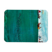 School of Fish Onder Lines van Thornton Utz Magneet (Horizontaal)