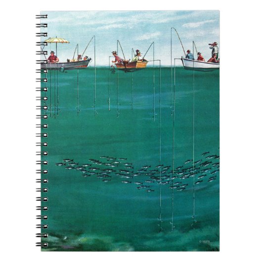 School of Fish Onder Lines van Thornton Utz Notitieboek (Voorkant)