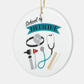 School of Medicine Keramisch Ornament (Links)