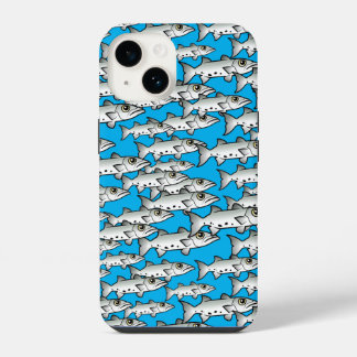 School of Scubadorable Great Barracuda iPhone 14 Hoesje