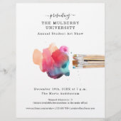 School of Studio Art Show Promotionele Flyer (Voorkant)