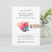 School or Studio Art Show Invitation (Debout devant)