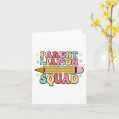 School Ouder Liaison Squad Terug naar school Kaart (Gele Bloem)