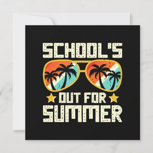 School Out For Summer Kaart (Achterkant)