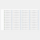 School Peter Rabbit Rectangle Waterproof Label (Vel)