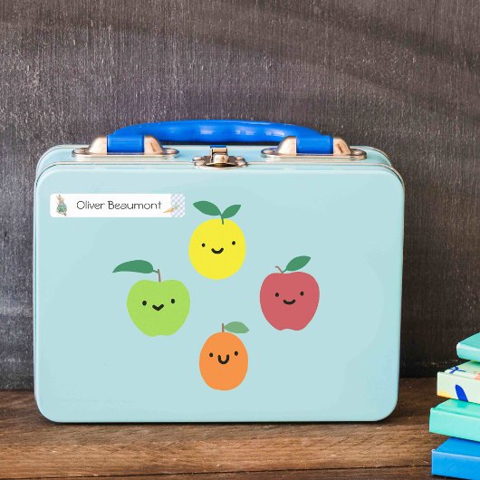 School Peter Rabbit Rectangle Waterproof Label 