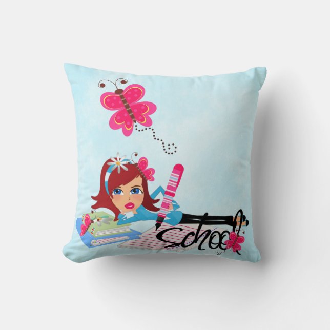 School Pillow Kussen (Voorkant)