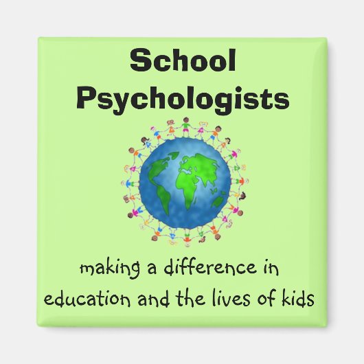 School psychologen Making a Difference Magneten (Voorkant)