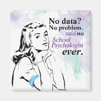School Psychologie Data Humor Magnet Magneet