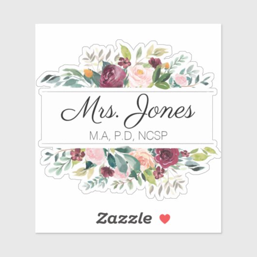 School Psychologie Gift Sticker (Vel)