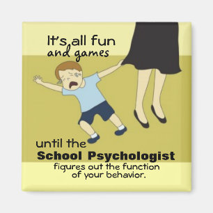 School Psychologie Humor (Magnet) Magneet